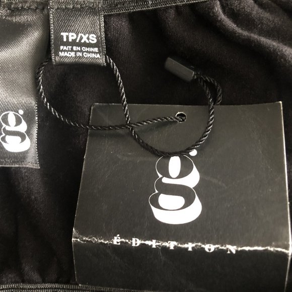 Garage Strappy Lace up Crop Top/ Bikini Top Black XS - Picture 4 of 4